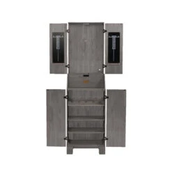 American Heritage Alta Standup Dartboard 16 American Heritage Alta Standup Dartboard -Game Series Store American Heritage Alta Standup Dartboard Cabinet Charcoal Game Room Spot