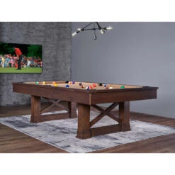 American Heritage Farmhouse 8 Foot Pool Table -Game Series Store American Heritage Billiards Farmhouse Pool Table Game Room Spot