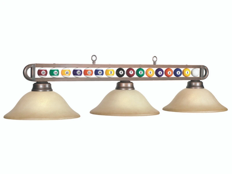 RAM Game Room 55" Bronze Billiard Ball 3 LT Fixture 3 RAM Game Room 55" Bronze Billiard Ball 3 LT Fixture