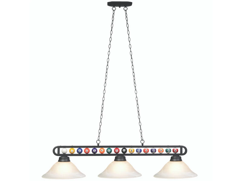 RAM Game Room 55" MB/White Billiard Ball Fixture 4 RAM Game Room 55" MB/White Billiard Ball Fixture - Image 2