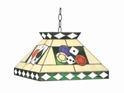 RAM Game Room 18" Tiffany Poker Pendant