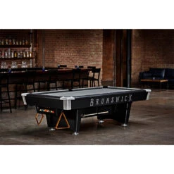 Brunswick Black Wolf PRO Pool Table 24 Brunswick Black Wolf PRO Pool Table -Game Series Store Brunswick Billiards Black Wolf Pro Pool Table Game Room Spot