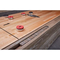 Brunswick Brixton 14 Foot Shuffleboard Table 11 Brunswick Brixton 14 Foot Shuffleboard Table -Game Series Store Brunswick Brixton 14 Foot Shuffleboard Table scorer Game Room Spot
