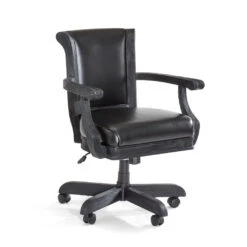 Brunswick Centennial Game Chairs (Set Of 2) -Game Series Store Brunswick Centennial Game Table Chair Black Game Room Spot