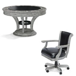 Brunswick Centennial Game Table Set 10 Brunswick Centennial Game Table Set -Game Series Store Brunswick Centennial Game Table Set Rustic Grey Game Room Spot