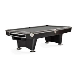 Brunswick Gold Crown VI Pool Table In Matte Black 40 Brunswick Gold Crown VI Pool Table In Matte Black -Game Series Store Brunswick Gold Crown VI Pool Table Matte Black in Gun Metal Grey Game Room Spot