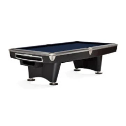 Brunswick Gold Crown VI Pool Table In Matte Black 35 Brunswick Gold Crown VI Pool Table In Matte Black -Game Series Store Brunswick Gold Crown VI Pool Table Matte Black in Midnight Blue Game Room Spot