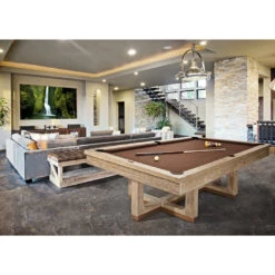 Brunswick Matanza 8 Foot Pool Table -Game Series Store Brunswick Matanza Pool Table display Game Room Spot