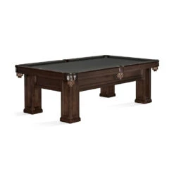 Brunswick Oakland II 8 Foot Pool Table -Game Series Store Brunswick Oakland Pool Table in Charcoal Grey Game Room Spot