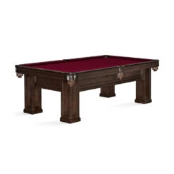 Brunswick Oakland II 8 Foot Pool Table -Game Series Store Brunswick Oakland Pool Table in Merlot Game Room Spot