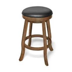 Brunswick Traditional Backless Pub Stool -Game Series Store Brunswick Traditional Pub Stool Rustic Dark Brown Game Room Spot
