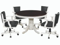 RAM Game Room 48" Game Table Set With 4 Swivel Game Chairs 23 RAM Game Room 48" Game Table Set With 4 Swivel Game Chairs -Game Series Store CZ 820Americana5 1 10.59.24