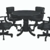 RAM Game Room 48" Game Table Set With 4 Swivel Game Chairs -Game Series Store CZ 820Americana5 2 10.59.24