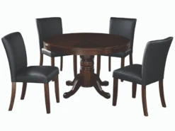 RAM Game Room 48" Game Table Set With 4 Game/Dining Chairs -Game Series Store CZ 820Americana5 5