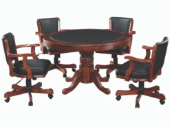 RAM Game Room 48" Game Table Set With 4 Swivel Game Chairs 20 RAM Game Room 48" Game Table Set With 4 Swivel Game Chairs -Game Series Store CZ 820Americana5 8 d5bf5c08 834a 4162 9885 c5c756ecd38e
