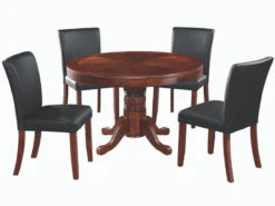 RAM Game Room 48" Game Table Set With 4 Game/Dining Chairs -Game Series Store CZ 820Americana5 9