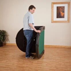 Fat Cat Folding Texas Hold'Em Table -Game Series Store FatCat Folding Texas Holdem Table storing Game Room Spot