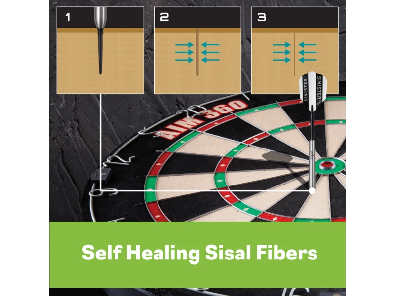 Viper AIM 360 Sisal Dartboard 10 Viper AIM 360 Sisal Dartboard - Image 8