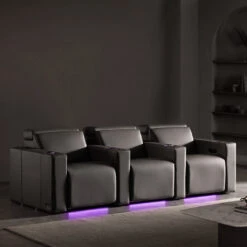 Valencia Barcelona Ultimate Luxury Edition Home Theater Seating -Game Series Store Valencia Barcelona Ultimate Luxury Edition Home Theater Seating Display