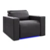 Valencia Barcelona Ultimate Luxury Edition Home Theater Seating 2 Valencia Barcelona Ultimate Luxury Edition Home Theater Seating -Game Series Store Valencia Barcelona Ultimate Luxury Edition Home Theater Seating Graphite