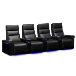 Valencia Monza Carbon Fiber Home Theater Seating -Game Series Store Valencia Monza Carbon Fiber Home Theater Seating Row 4