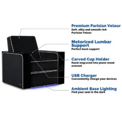 Valencia Naples Elegance Home Theater Seating -Game Series Store Valencia Naples Elegance Home Theater Seating Features