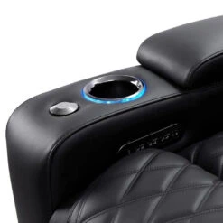Valencia Oslo Luxury Home Theater Seating -Game Series Store Valencia Oslo Luxury Home Theater Seating Armrest