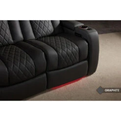 Valencia Tuscany Luxury Console Edition Home Theater Seating -Game Series Store Valencia Tuscany Console Home Theater Seating Lead Light