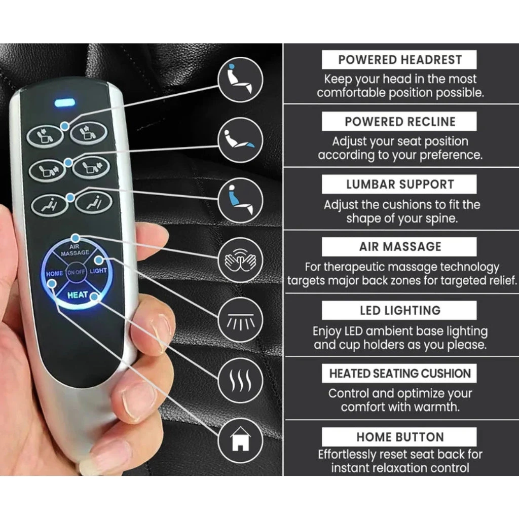 Valencia Tuscany Heat & Massage Home Theater Seating 14 Valencia Tuscany Heat & Massage Home Theater Seating - Image 12