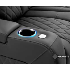 Valencia Tuscany Ultimate Edition Home Theater Seating -Game Series Store Valencia Tuscany Ultimate Edition Home Theater Seating Cup Holder