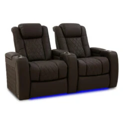 Valencia Tuscany Ultimate Edition Home Theater Seating -Game Series Store Valencia Tuscany Ultimate Edition Home Theater Seating Dark Roast Row 2