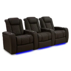 Valencia Tuscany Ultimate Edition Home Theater Seating -Game Series Store Valencia Tuscany Ultimate Edition Home Theater Seating Dark Roast Row 3