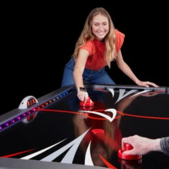 Fat Cat Volt LED Illuminated 7' Air Hockey Table -Game Series Store VoltLed