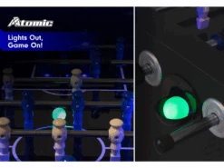 Atomic Azure 56" LED Light Up Foosball Table -Game Series Store atomic azure 56 led light up foosball sale