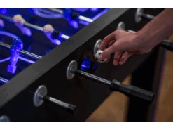 Atomic Azure 56" LED Light Up Foosball Table -Game Series Store best atomic azure 56 led