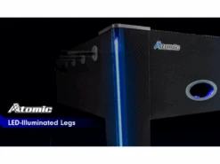 Atomic Azure 56" LED Light Up Foosball Table -Game Series Store best atomic azure 56 led light up foosball table
