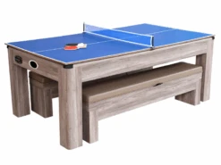 Hathaway Driftwood 7-ft Air Hockey Table Combo Set With Benches 9 Hathaway Driftwood 7-ft Air Hockey Table Combo Set With Benches -Game Series Store best hathaway driftwood 7 foot air hockey combo set with benches