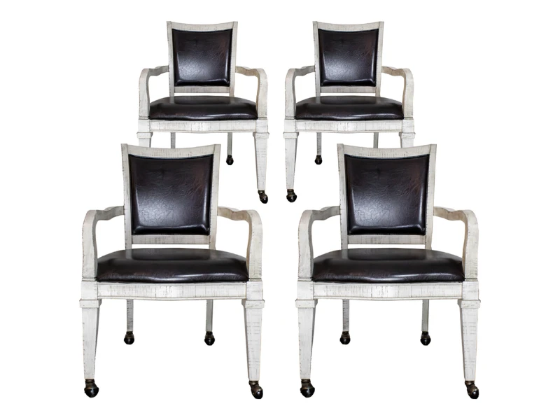 Hathaway Montecito Dining And Poker Table Set With 4 Chairs 5 Hathaway Montecito Dining And Poker Table Set With 4 Chairs - Image 3