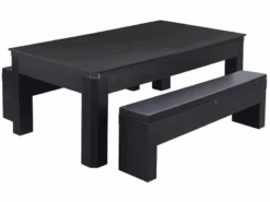 Hathaway Park Avenue 7-ft Pool Table Combo Set With Benches -Game Series Store best hathaway park avenue 7 foot pool table