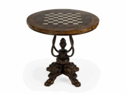 Butler Specialty Company Carlyle Fossil Stone Round Game Table