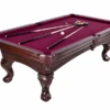 Hathaway Augusta 8 Foot Non-Slate Pool Table 2 Hathaway Augusta 8 Foot Non-Slate Pool Table -Game Series Store hathaway augusta 8 foot non slate pool table mahogany