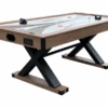 Hathaway Excalibur 6 Foot Air Hockey Table With LED Scoring And Table Tennis Top -Game Series Store hathaway excalibur 6 foot air hockey table
