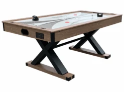 Hathaway Excalibur 6 Foot Air Hockey Table With LED Scoring And Table Tennis Top