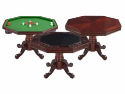 Hathaway Kingston 48" Poker Table Combo Set
