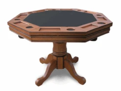 Hathaway Kingston 3-in-1 Poker Table With 4 Chairs -Game Series Store hathaway kingston 48 poker table with 4 arm chairs oak finish