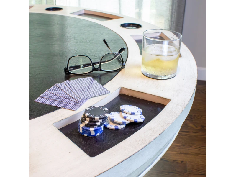 Hathaway Montecito Dining And Poker Table Set With 4 Chairs 9 Hathaway Montecito Dining And Poker Table Set With 4 Chairs - Image 7