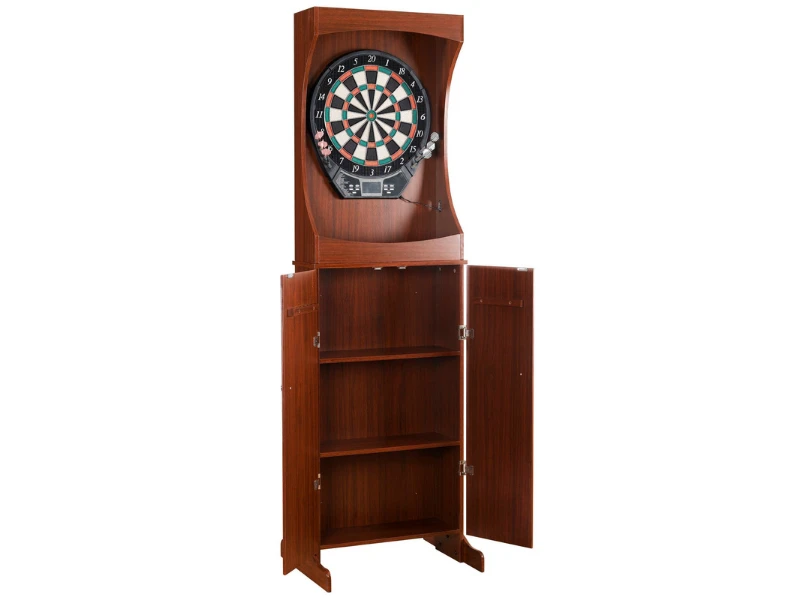 Hathaway Outlaw Bristle Dartboard And 81" Free-Standing Cabinet 4 Hathaway Outlaw Bristle Dartboard And 81" Free-Standing Cabinet - Image 2