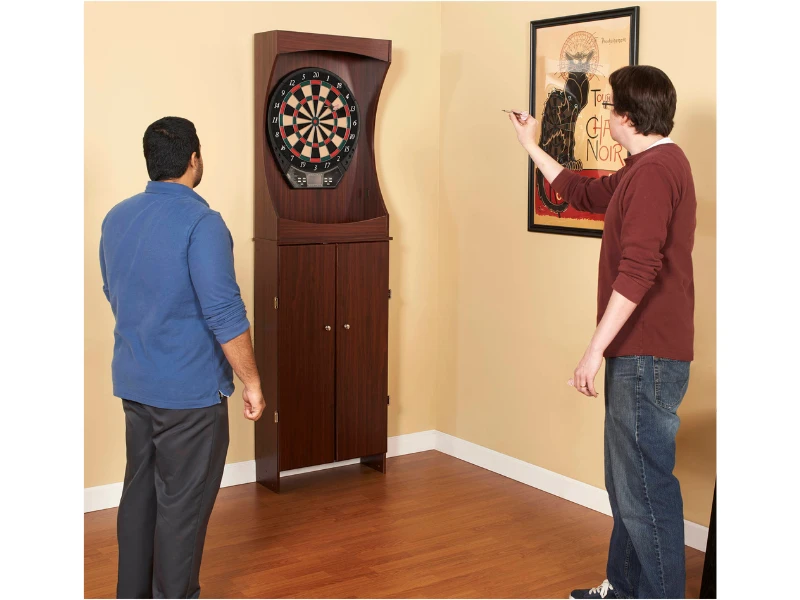 Hathaway Outlaw Bristle Dartboard And 81" Free-Standing Cabinet 7 Hathaway Outlaw Bristle Dartboard And 81" Free-Standing Cabinet - Image 5