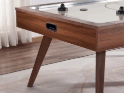 HB Home Mid-Century Modern Air Hockey Table -Game Series Store hb home mid century modern air hockey table side