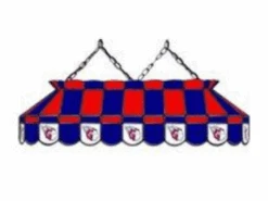 Imperial MLB 40" Stained Glass Pool Table Lamp -Game Series Store imperial cleveland guardians 40 stained glass pool table lamp